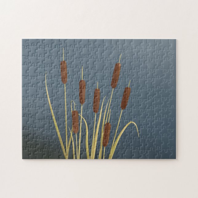 Cattails Fine Art Pussel (Horisontell)