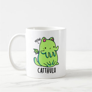 Catthulu Funny Cthulhu Cat Pun Kaffemugg