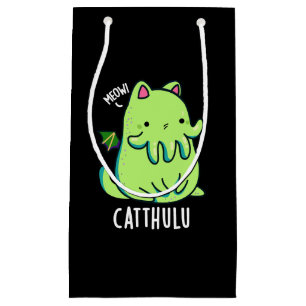 Catthulu Funny Cthulhu Cat Pun Mörk BG