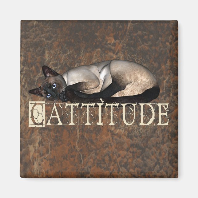 Cattiattityder Magnet (Framsidan)