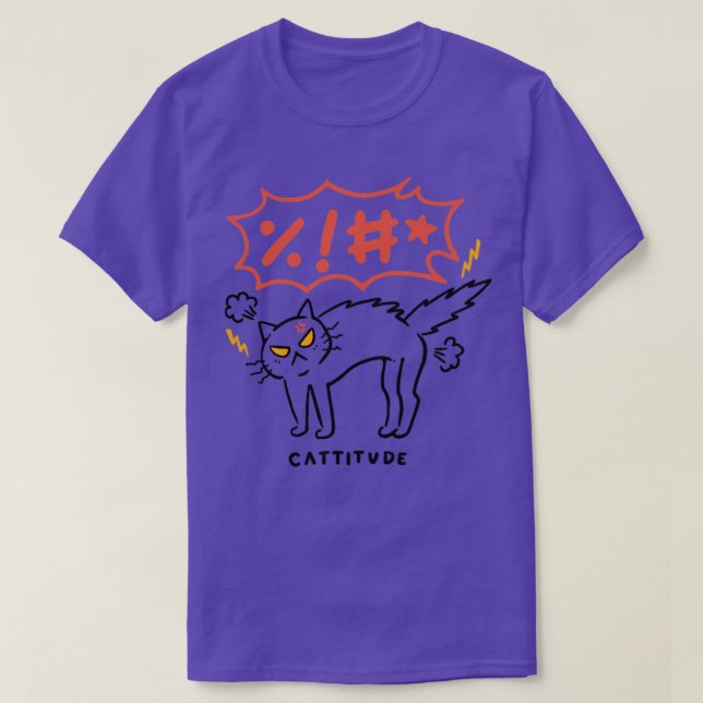 Cattiattityder T Shirt (Design framsida)