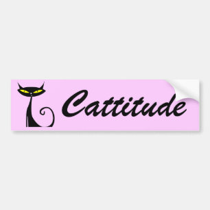 Cattitude Bildekal