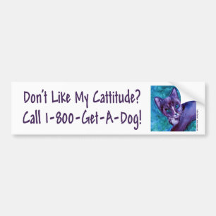 Cattitude kattbildekal bildekal