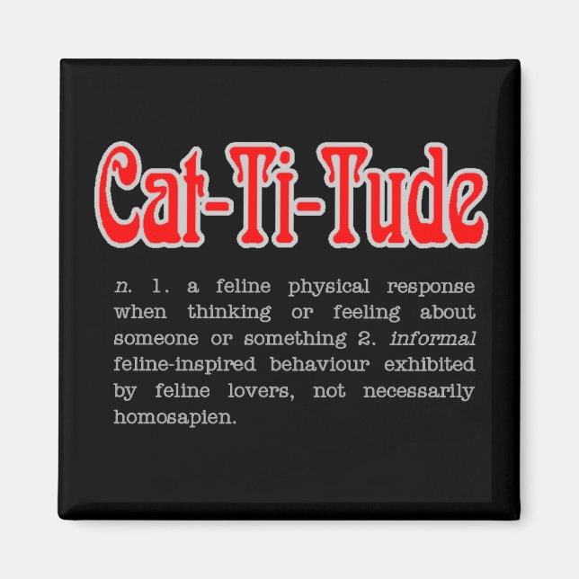 CaTTitude Magnet (Framsidan)