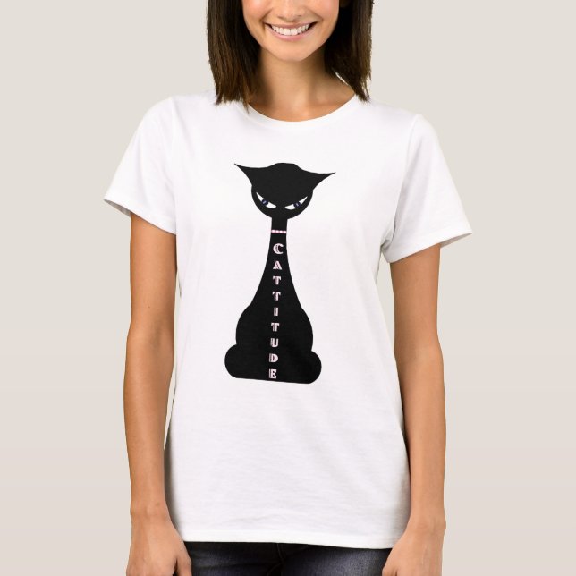 Cattitude T-tröja T-shirt (Framsida)