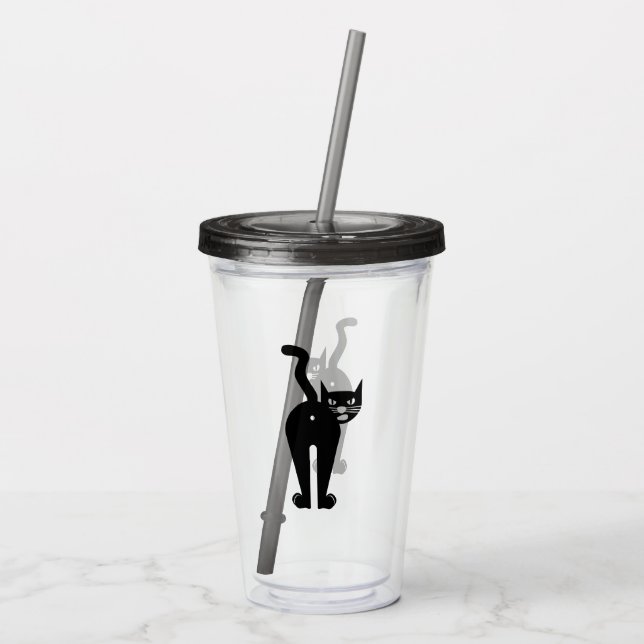 Cattitude  take away mugg (Baksida)