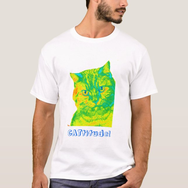 CATtitude! Tee Shirt (Framsida)