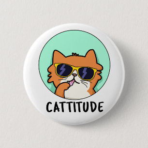 Cattituny Attitude Cat Pun Knapp
