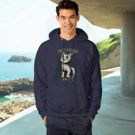 Cattityd 24/7 - Alltid varning Cat Hoodie