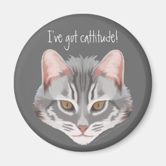 Cattityd (med text) Magnet