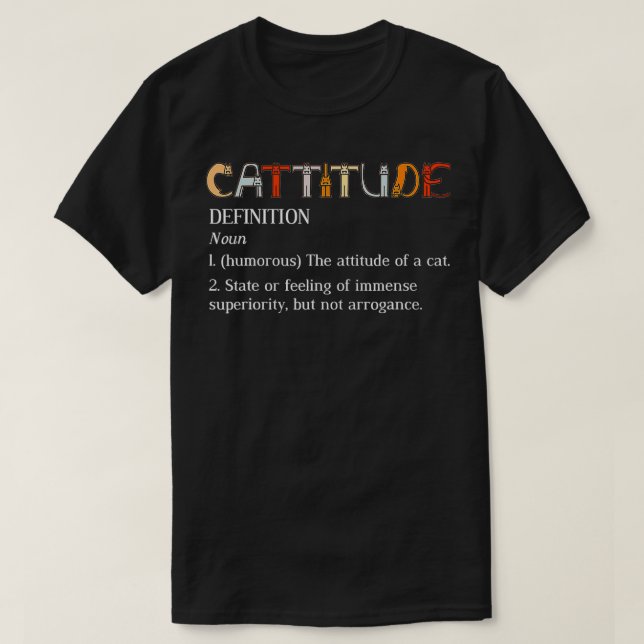 Cattityddefinition T Shirt (Design framsida)
