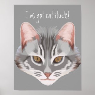Cattityt (med text) Skriv ut Poster