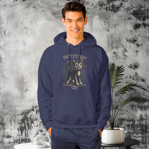 Cattityt på! - Vintage Cat Hoodie