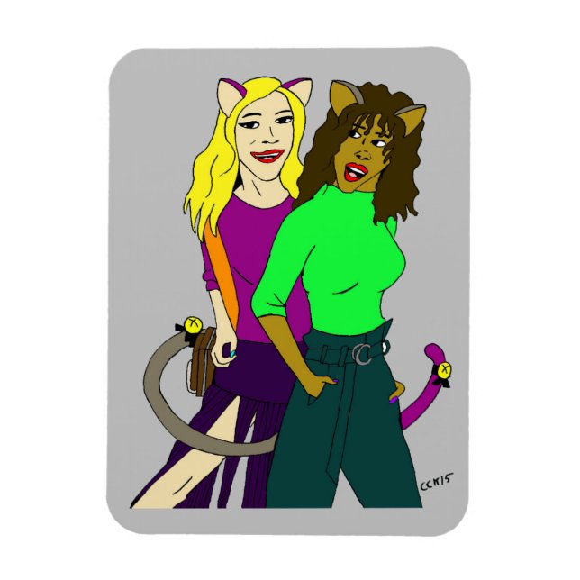 cattjejer magnet (Vertikal)