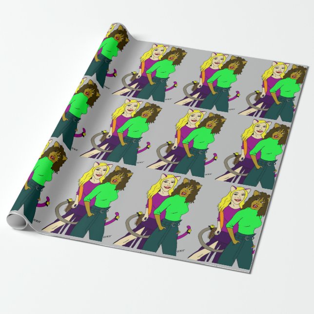 cattjejer presentpapper (Utrullad)