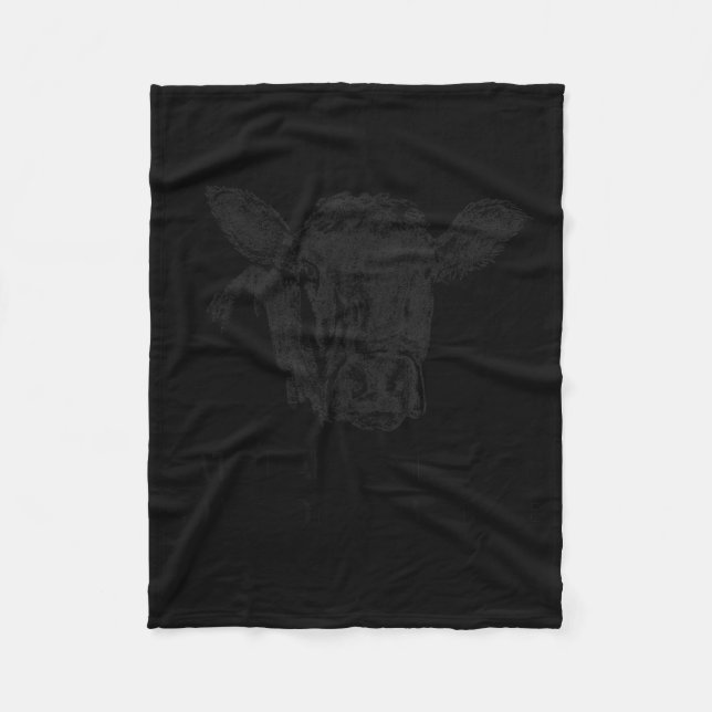 Cattle Are Vegetarian So You Don't Have To Be  Fleecefilt (Framsidan)