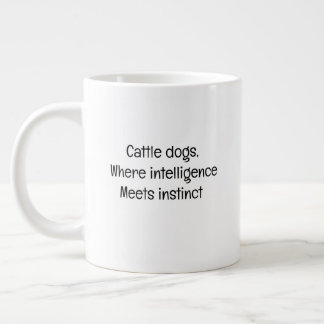 Cattle Hund Coffee Mugg Jumbo Mugg