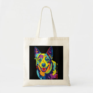 Cattle Hund Funny Australian Cattle Hund PopArt Tygkasse