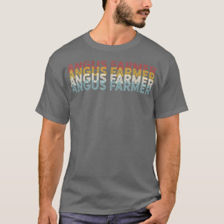Cattle Vintage Cow Angus Farmer T Shirt