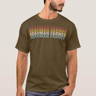 Cattle Vintage Cow BRAHMAN Farmer T Shirt