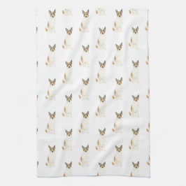 Cattledog Heeler (rödvit) Kökshandduk