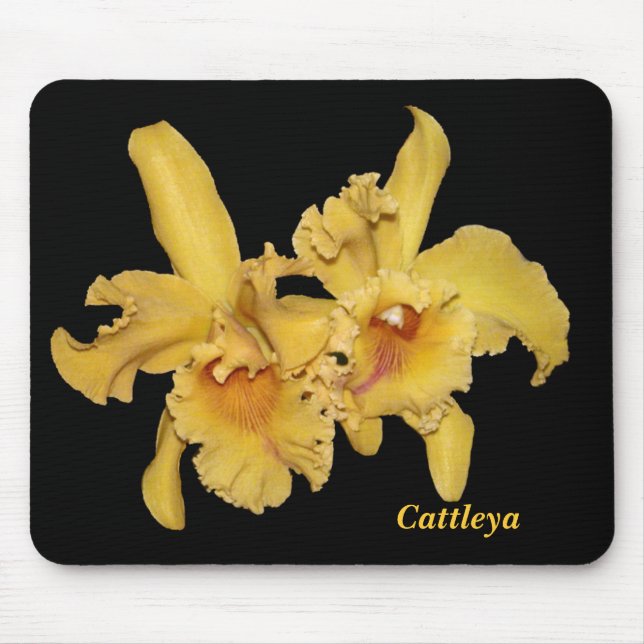 Cattleya Orchid Mousepad Musmatta (Framsidan)
