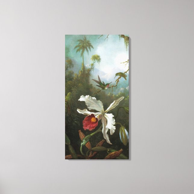 Cattleya Orchid Wrapped Canvas (Framsida)