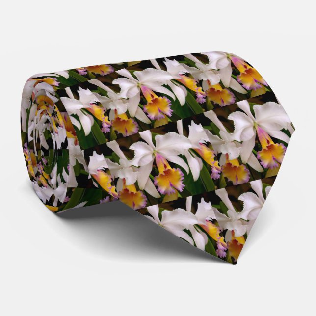 Cattleya Orchids Manar Tie Slips (Rullad)
