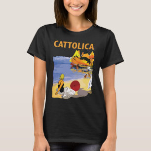 Cattolica Italien Strand Retro Resa T-Shirt