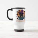 Cattuccino - Cute Halloween Cat Mugg 🎃 🐱 ☕<br><div class="desc">Njut av ditt skämt om årstidskaffe med den här fina "Cattuccino"-designen! Med en kawaii svart katt sitta i ett kaffe kopp med en liten häxhatt, pastel Halloween färg och lekfulla vibes. Perfekt för kattälskare, kaffe fläkt och alla som kärlek sött och skämt Halloween-designer. Underbar presentidé för vänner, familj eller dig...</div>