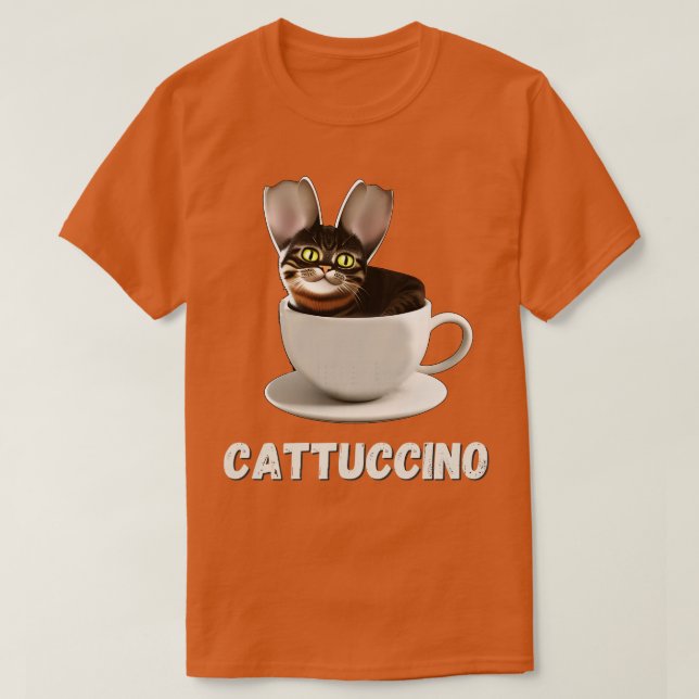 Cattuccino T Shirt (Design framsida)
