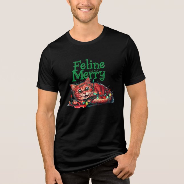 Catty jul Chaos T Shirt (Framsida)