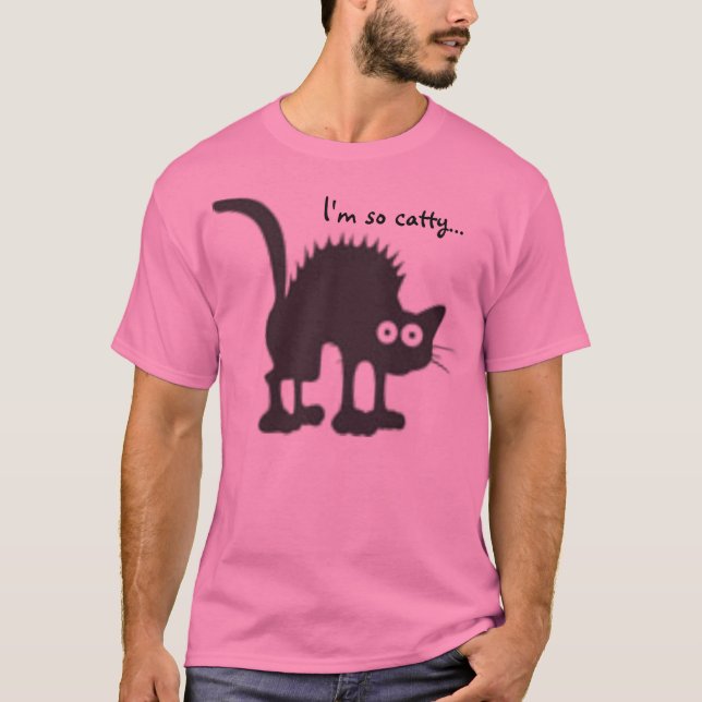 Catty katt tee (Framsida)