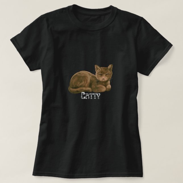 Catty T Shirt (Design framsida)