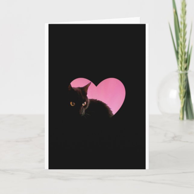 Catty valentines helgkort (Framsida)