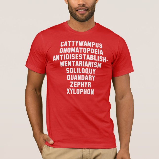 Cattywampus Onomatopoeia, Antidisestablishmentari Tröja (Framsida)