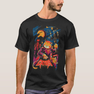 Catula Kitty Söt Djur Vampyr Ond Magi Meow C T Shirt