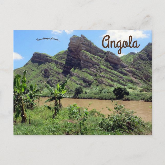 Catumbela River i Angola Vykort (Framsida)