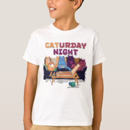 Caturday Nght T Shirt