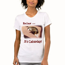 Caturday t-skjorta