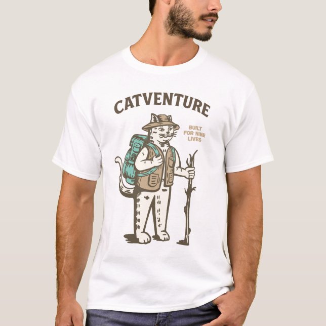 Catventure T Shirt (Framsida)