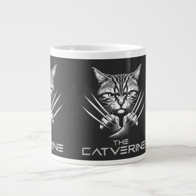 Catverine Halloween Thmet Jumbo Mugg (Framsidan)