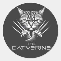 Catverine Halloween Thmet Runt Klistermärke