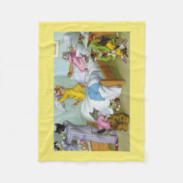 CATWALKS: Bedlam på läggdags - ullfilt Fleecefilt