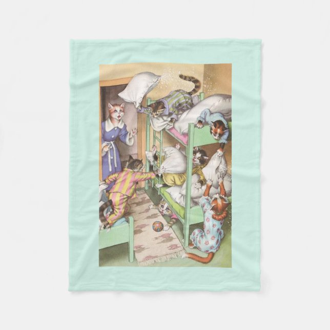 CATWALKS: Kudde stridighet - ullfilt Fleecefilt (Framsidan)