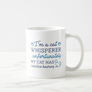 CatWhispererSelectiveHearing1C Kaffemugg