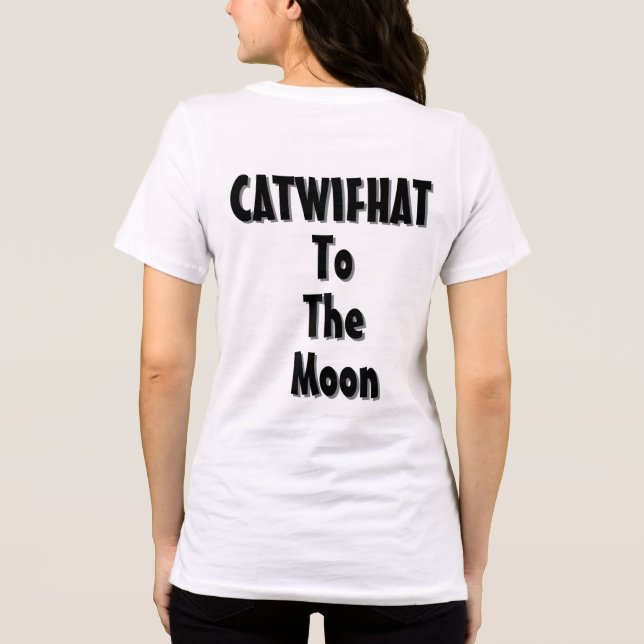 Catwifhat - Kattnota T Shirt (Baksida)