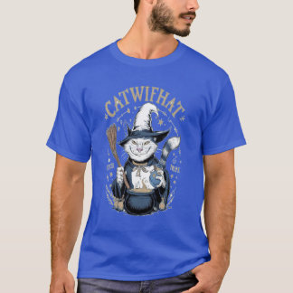 catwifhat sticker t shirt