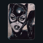Catwoman #50 Sozomaika Cover Illustration Magnet<br><div class="desc">Check out this awesome Catwoman illustration by Sozomaika,  featuring Catwoman holding a diamond in her mouth. Perfect for any Catwoman fan,  grab this on a wall art print,  sketch notebook,  and many more customizable Zazzle products perfect for gifting or treating yourself!</div>
