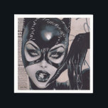 Catwoman #50 Sozomaika Cover Illustration Pappersservett<br><div class="desc">Check out this awesome Catwoman illustration by Sozomaika,  featuring Catwoman holding a diamond in her mouth. Perfect for any Catwoman fan,  grab this on a wall art print,  sketch notebook,  and many more customizable Zazzle products perfect for gifting or treating yourself!</div>